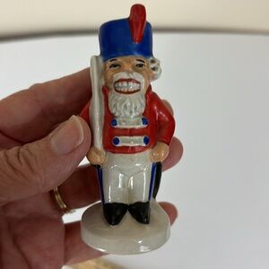 Vintage Goebel Porcelain Soldier- Nutcracker Figurine Christmas TMK-6